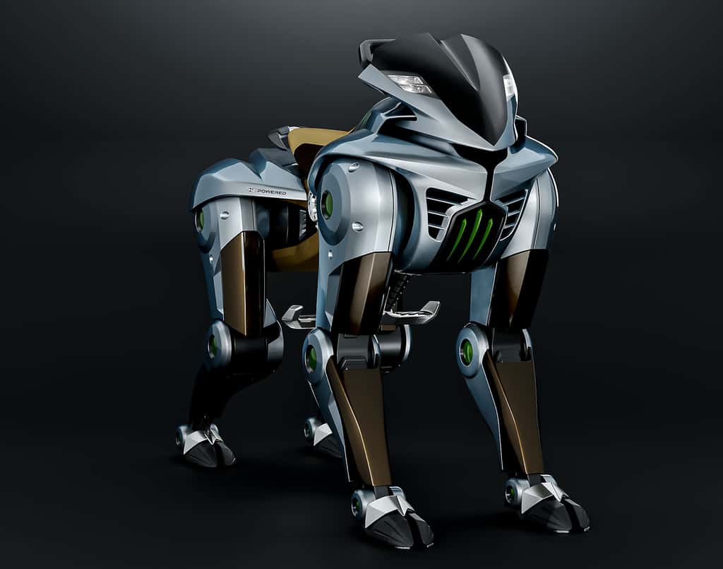 Le concept est délirant. © Kawasaki Heavy Industries Le concept est délirant. © Kawasaki Heavy Industries