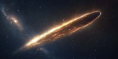 Illsutration d'une comète interstellaire. © Sung Hwan Kim, Adobe Stock