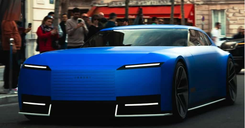 La Type 00 avec son design minimaliste tape à l’œil. © Jaguar La Type 00 avec son design minimaliste tape à l’œil. © Jaguar