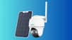 La Reolink Go PT Plus en action, démontrant sa flexibilité d'installation et sa surveillance autonome grâce à son panneau solaire. Amazon