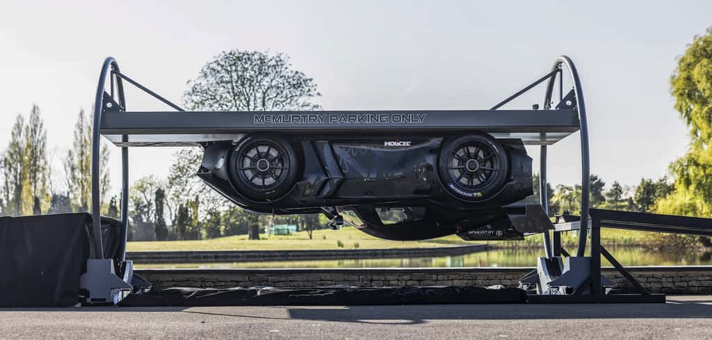 La voiture McMurtry Spéirling Pure VP1 tient à l’envers uniquement grâce à sa déportance. © McMurtry La voiture McMurtry Spéirling Pure VP1 tient à l’envers uniquement grâce à sa déportance. © McMurtry